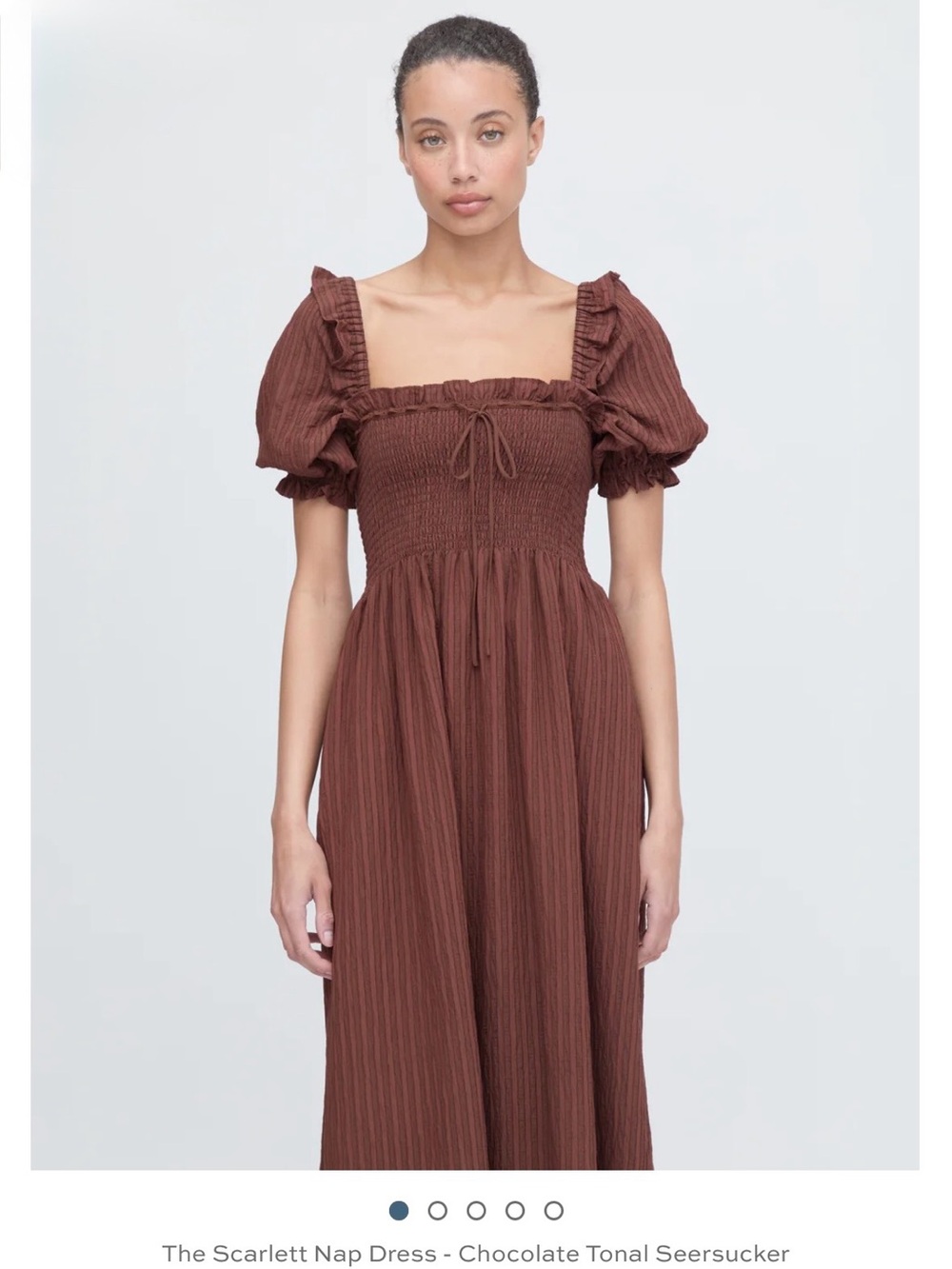HILL HOUSE HOME SCARLETT NAP DRESS 🤎 - Picture 2 of 13